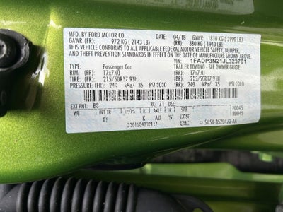 2018 Ford Focus Titanium