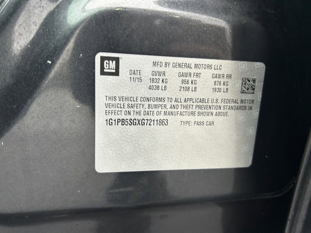 2016 Chevrolet Cruze Limited LS