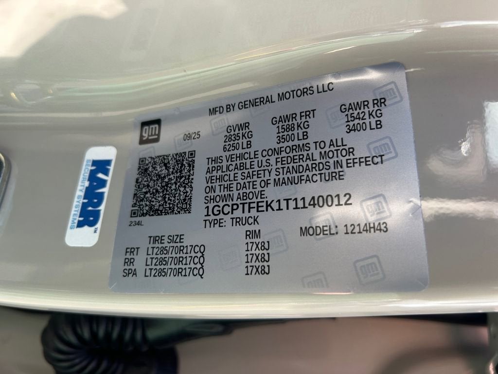 2026 Chevrolet Colorado ZR2