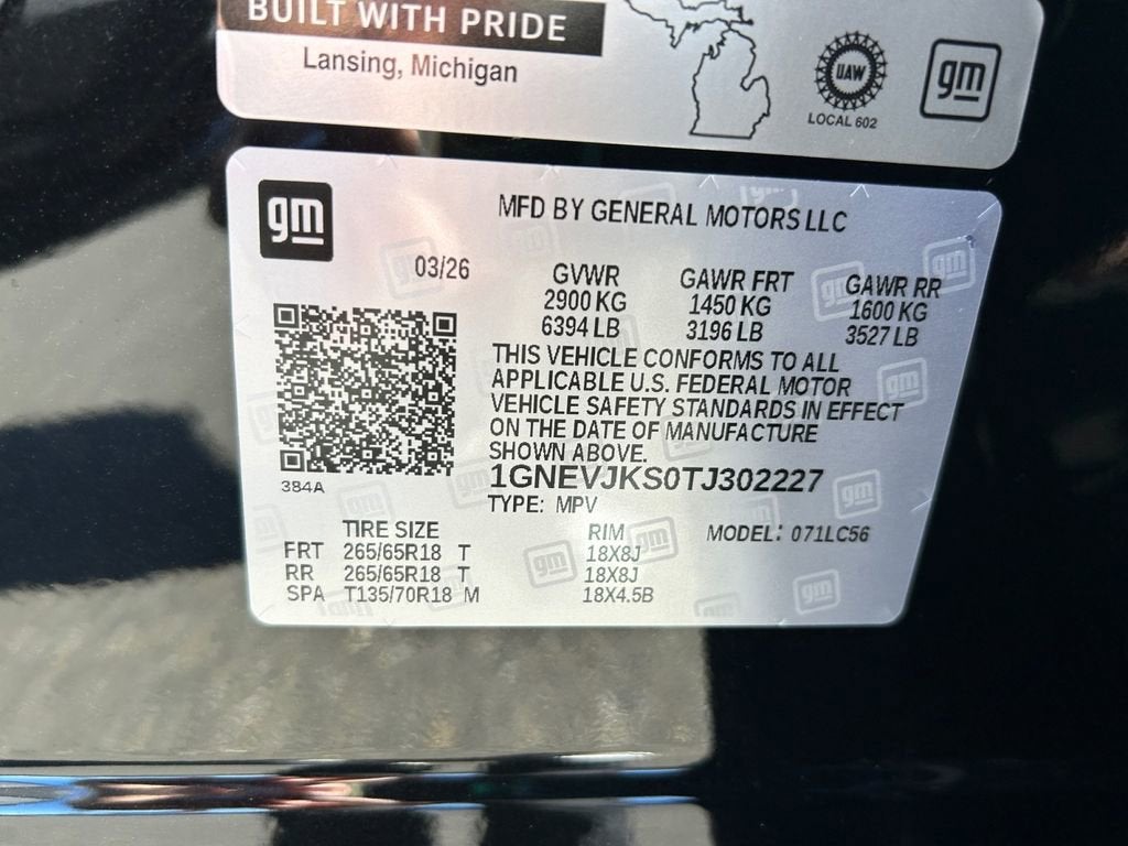 2026 Chevrolet Traverse Z71