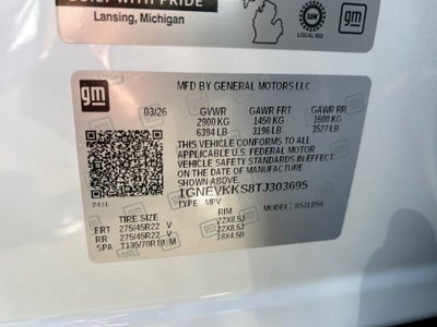 2026 Chevrolet Traverse High Country