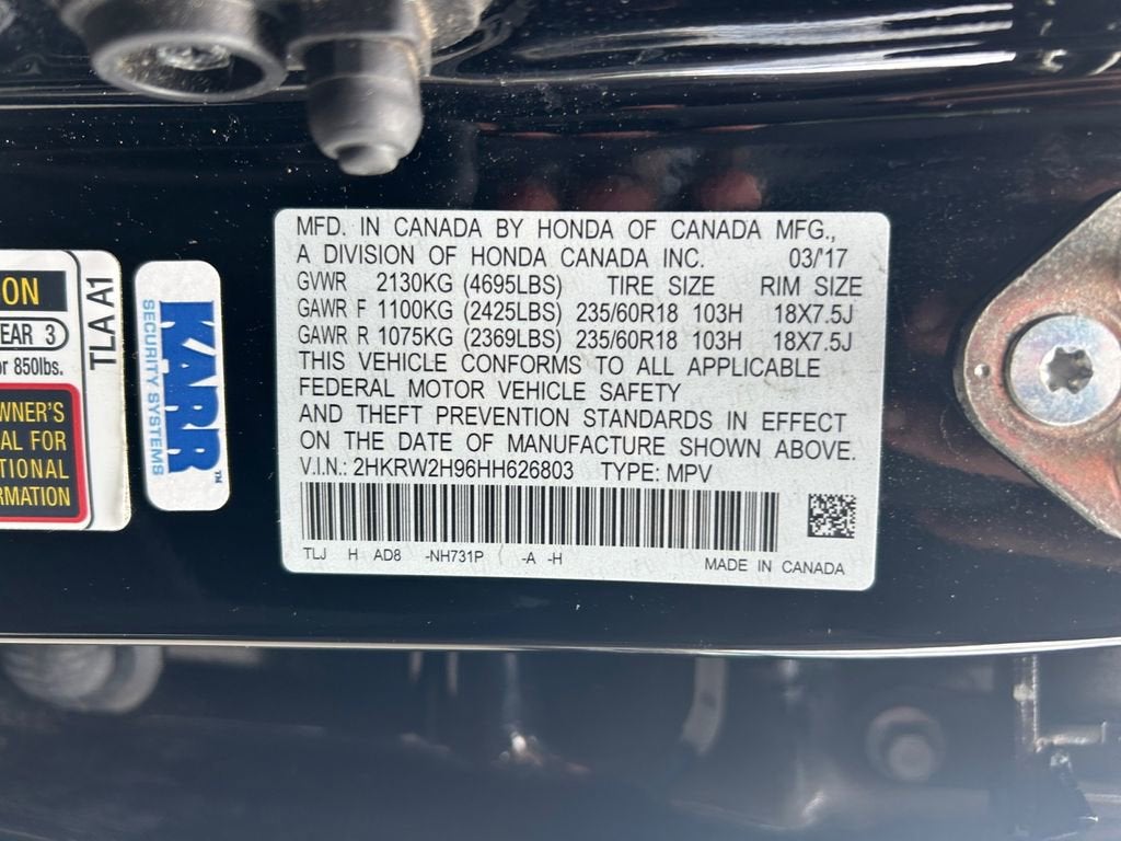 2017 Honda CR-V Touring