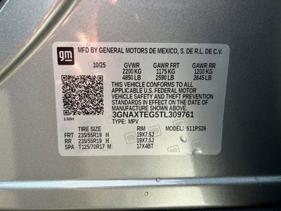 2026 Chevrolet Equinox RS