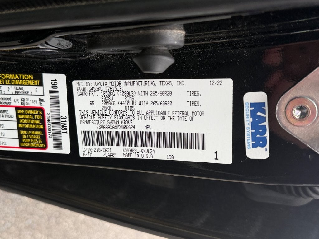 2023 Toyota Sequoia SR5