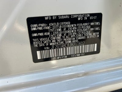 2018 Subaru Crosstrek Premium