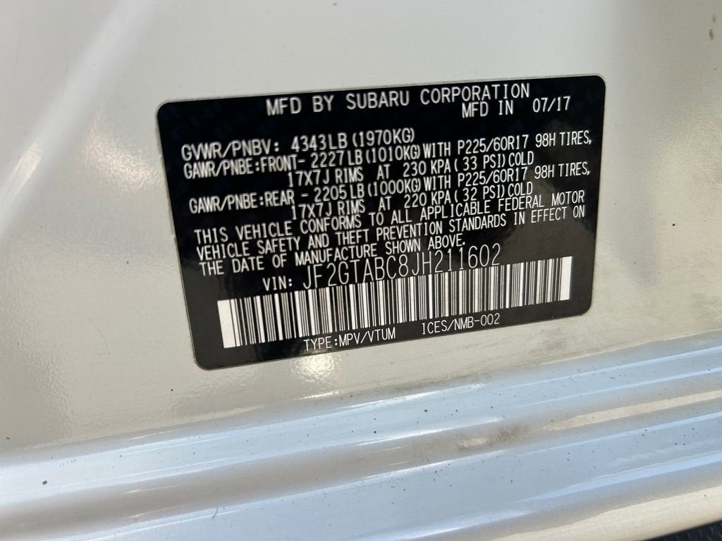 2018 Subaru Crosstrek Premium