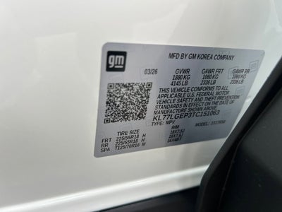 2026 Chevrolet Trax 1RS