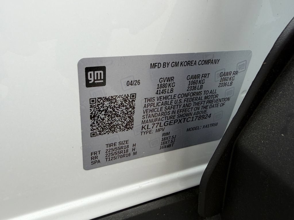 2026 Chevrolet Trax 1RS