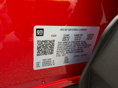 2026 Chevrolet Trax 2RS