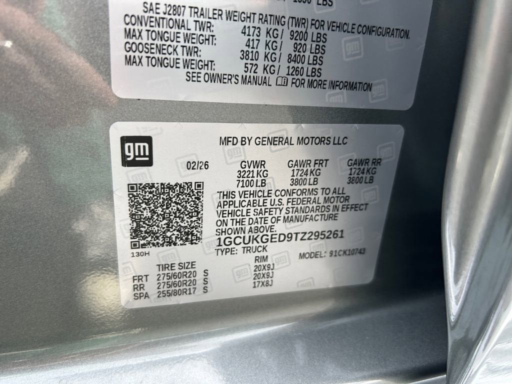 2026 Chevrolet Silverado 1500 LTZ