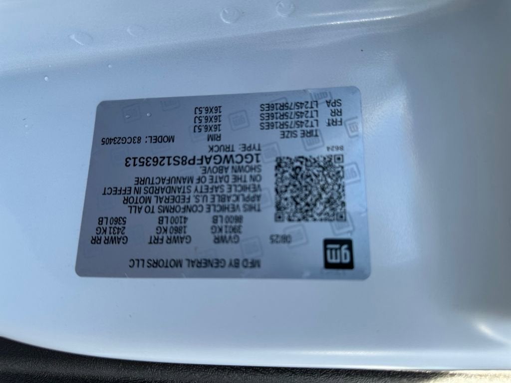 2025 Chevrolet Express Cargo 2500 WT