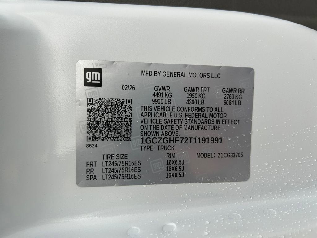 2026 Chevrolet Express Cargo 1WT