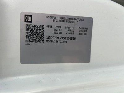 2025 GMC Savana Cutaway 3500 1WT