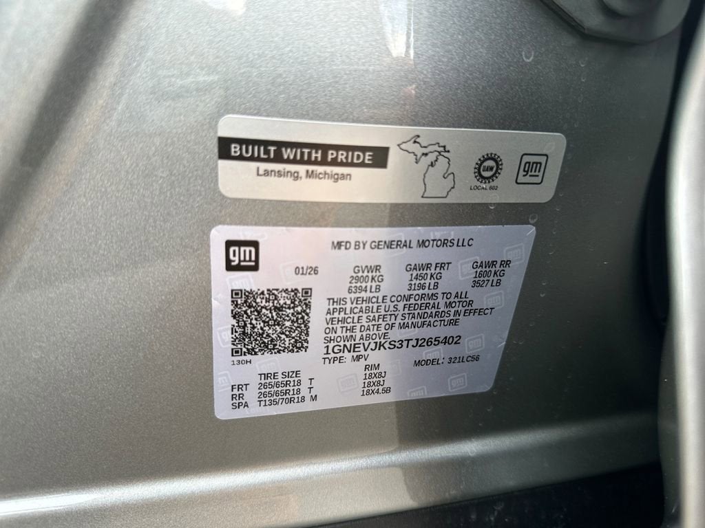 2026 Chevrolet Traverse Z71