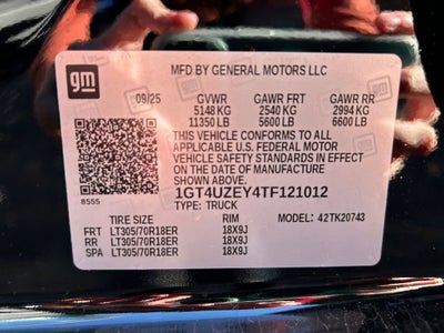 2026 GMC Sierra 2500 HD AT4X