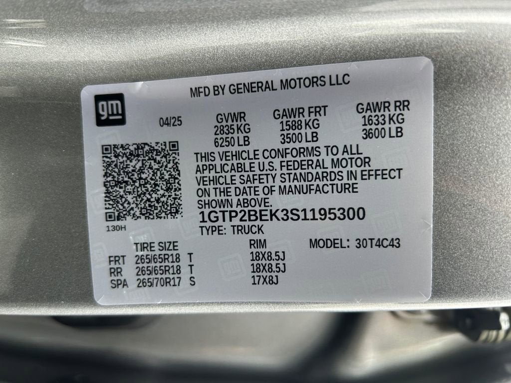 2025 GMC Canyon Elevation