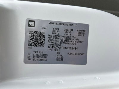 2025 GMC Savana Cargo Work Van