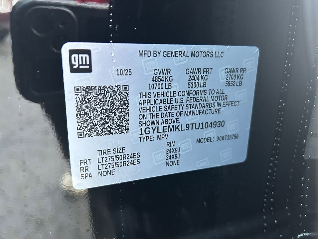 2026 Cadillac ESCALADE IQL Premium Sport