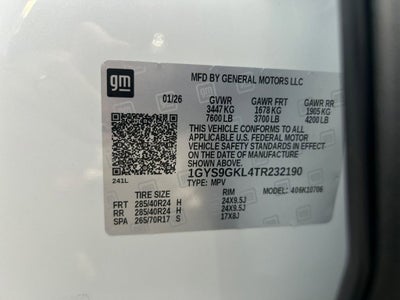 2026 Cadillac Escalade Platinum Sport