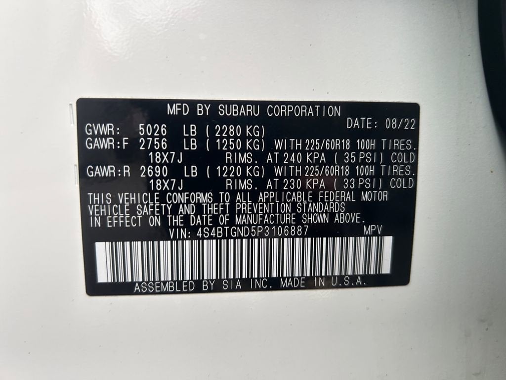 2023 Subaru Outback Limited XT