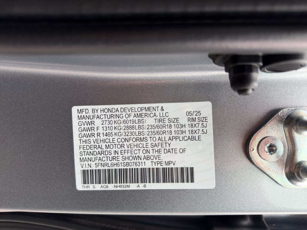 2025 Honda Odyssey EX-L