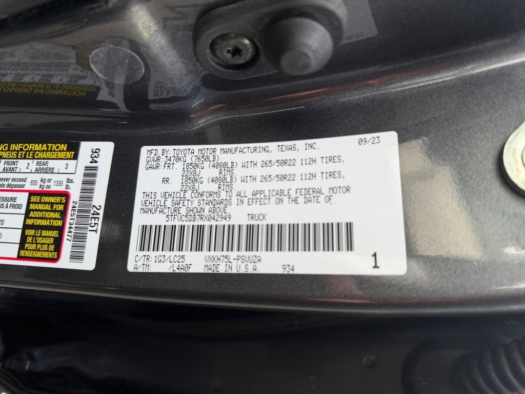 2024 Toyota Tundra Hybrid Capstone 4WD