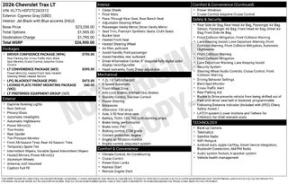 2026 Chevrolet Trax LT