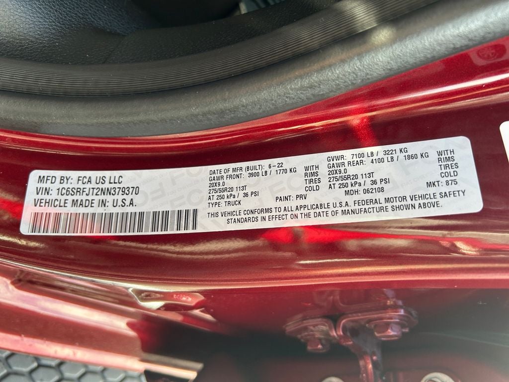 2022 RAM 1500 Laramie