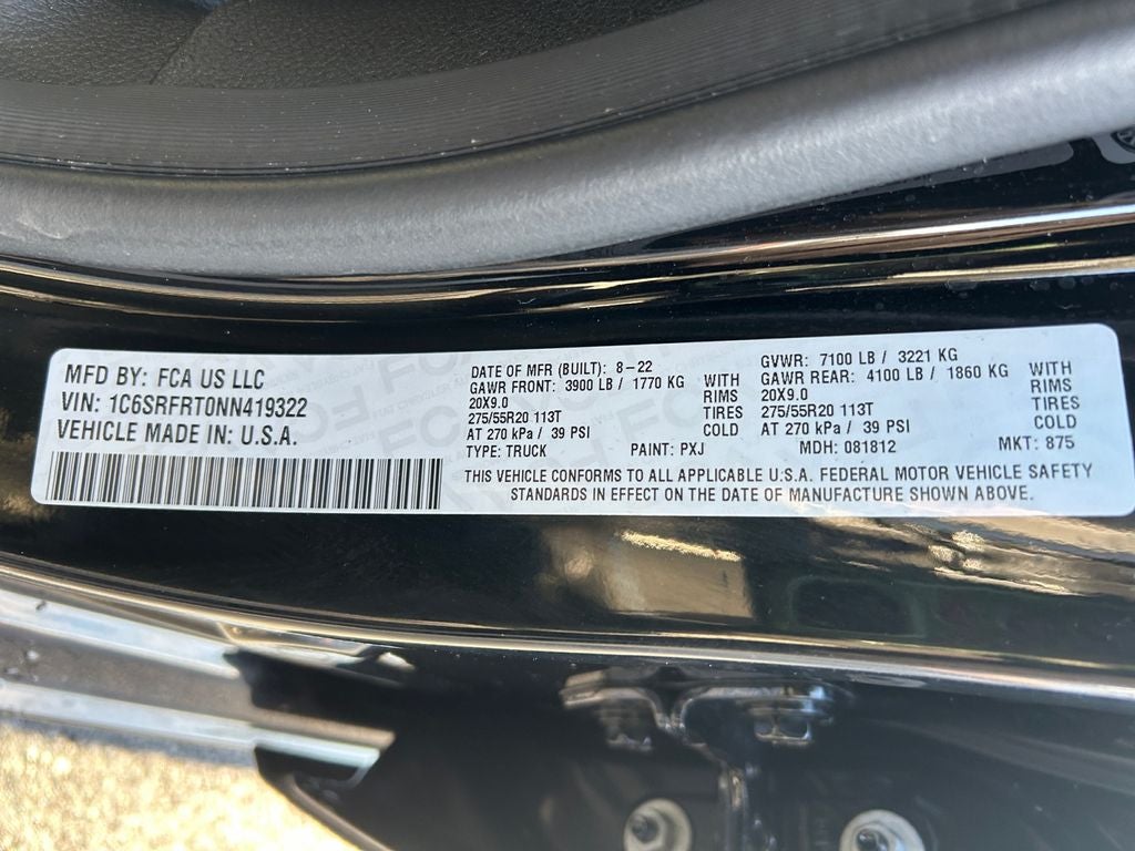 2022 RAM 1500 Laramie