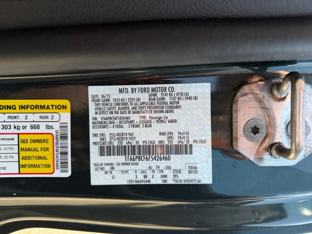 2015 Ford Mustang GT Premium 6-SPEED MANUAL!