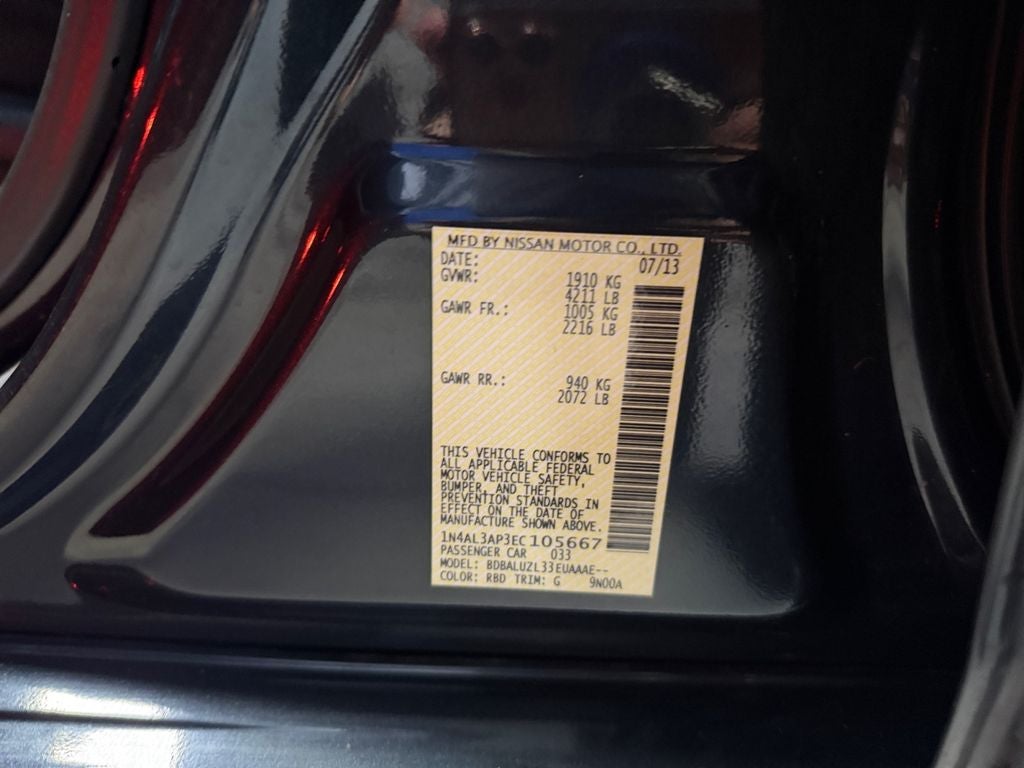 2014 Nissan Altima 2.5 SV