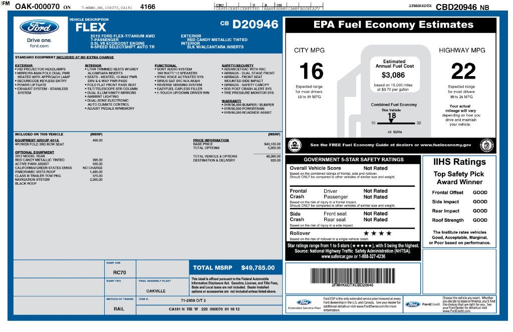 2012 Ford Flex Titanium