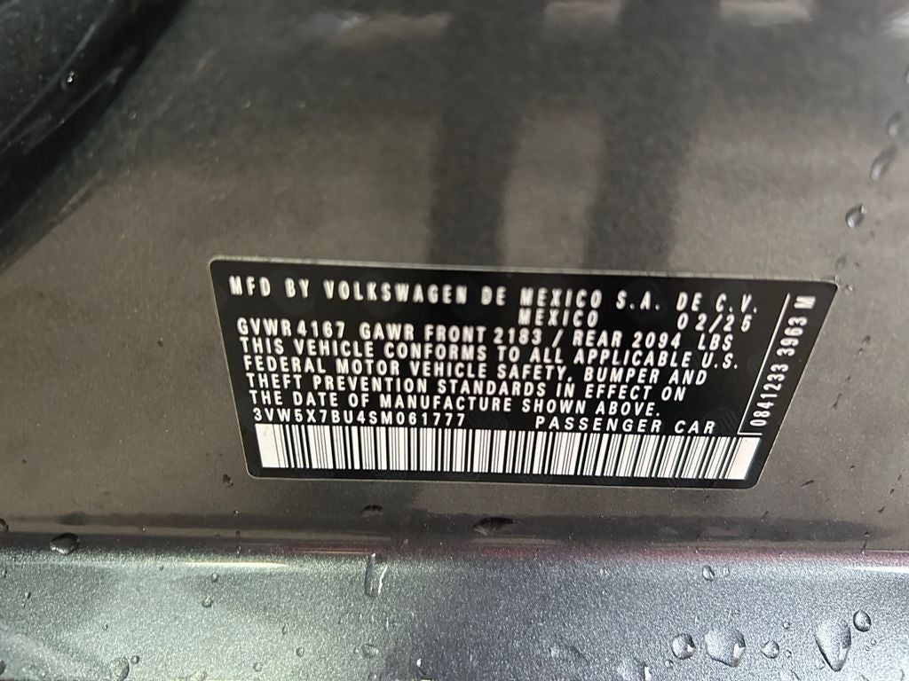 2025 Volkswagen Jetta 1.5T S