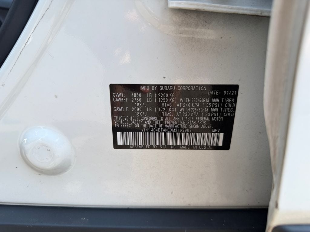 2021 Subaru Outback Limited