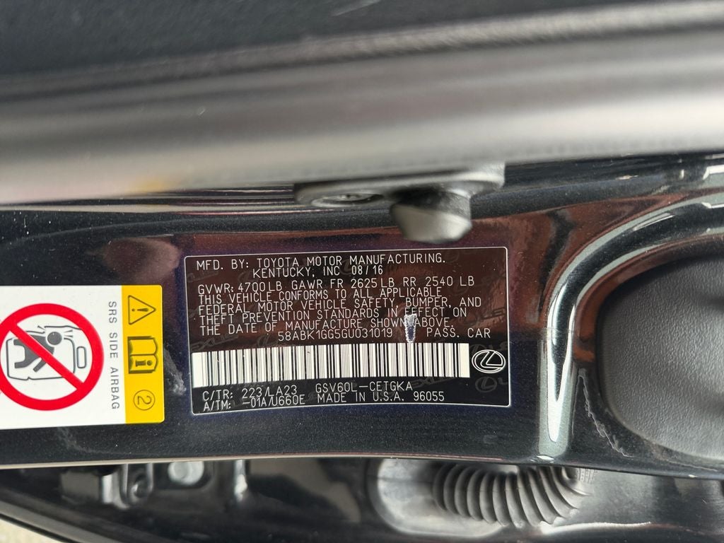 2016 Lexus ES 350