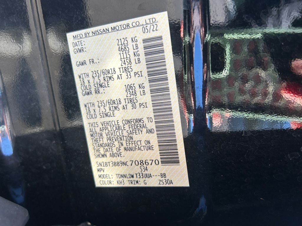 2022 Nissan Rogue SV