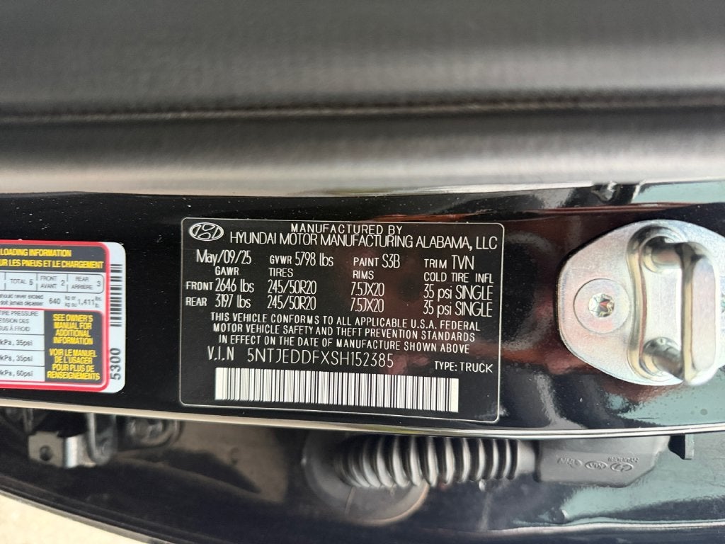 2025 Hyundai Santa Cruz Limited