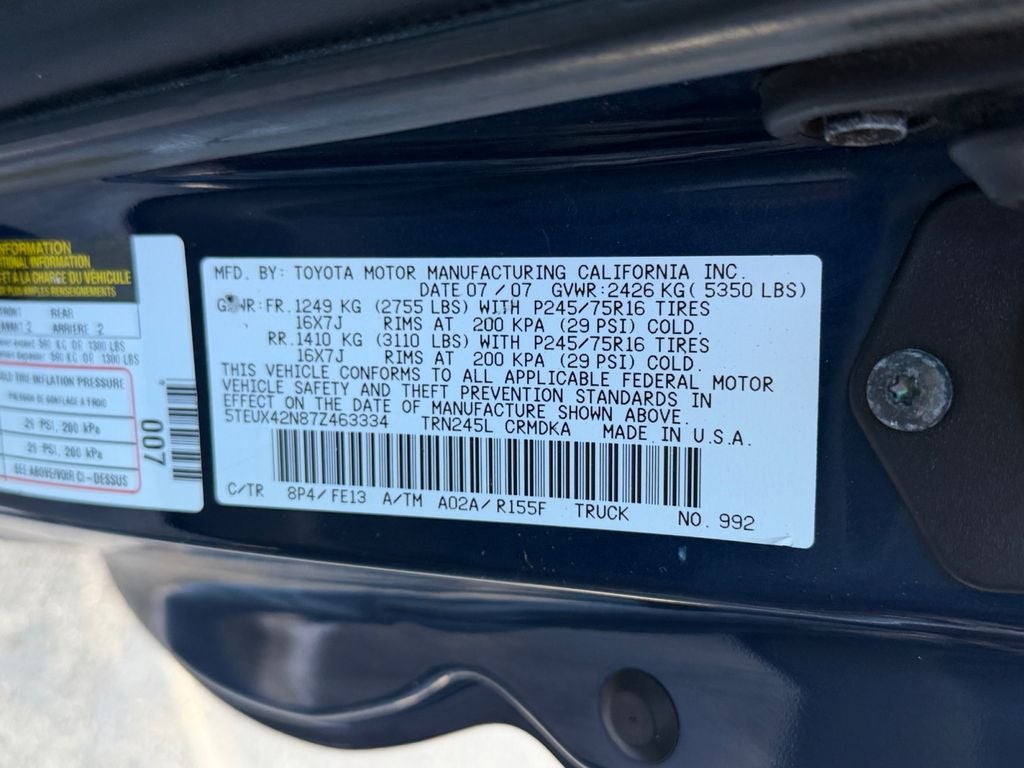 2007 Toyota Tacoma Base
