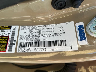 2017 Toyota Tundra SR5