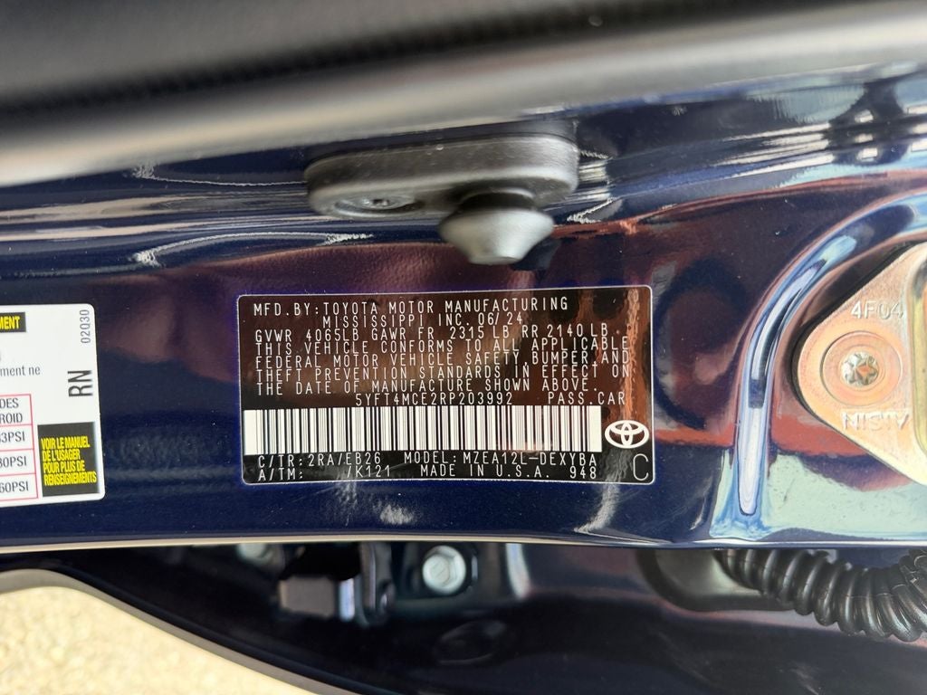 2024 Toyota Corolla XSE