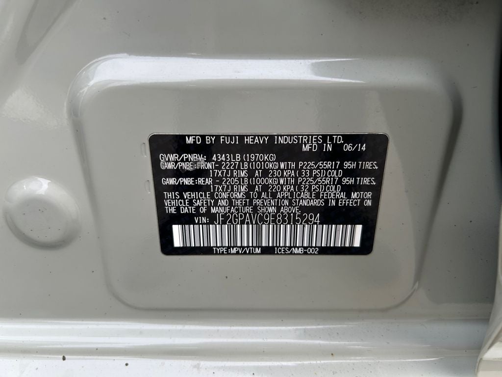 2014 Subaru XV Crosstrek 2.0i Premium