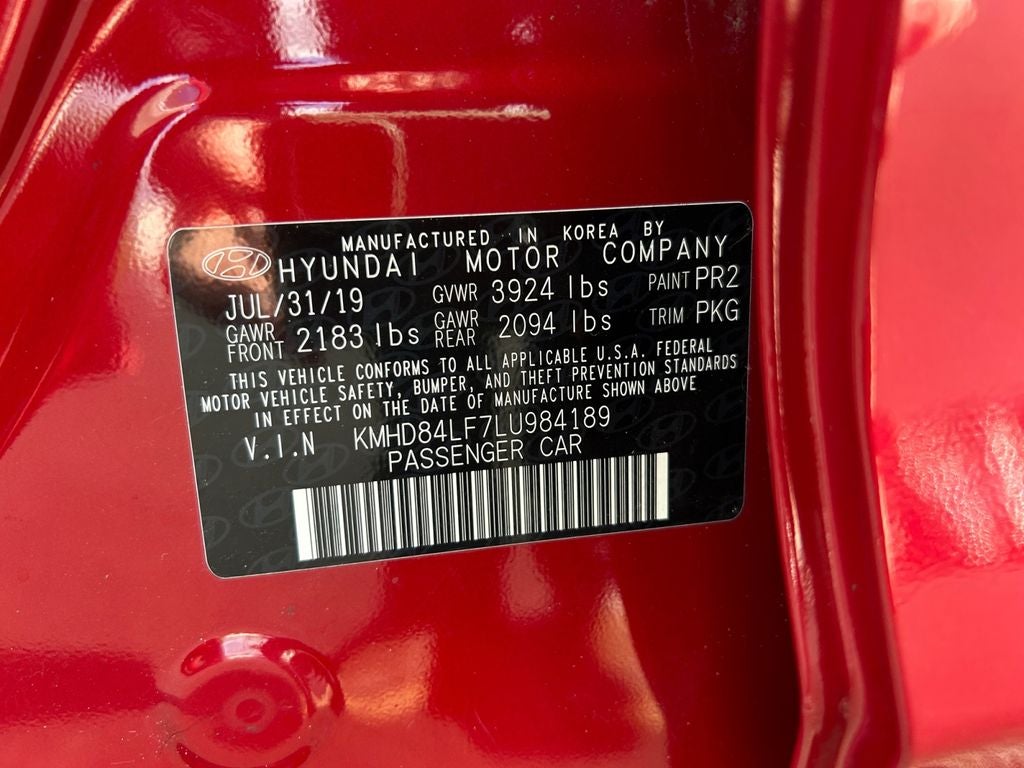 2020 Hyundai Elantra SEL