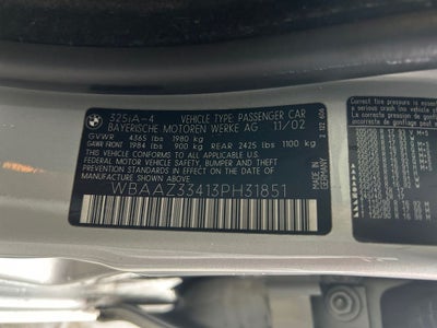 2003 BMW 3 Series 325i