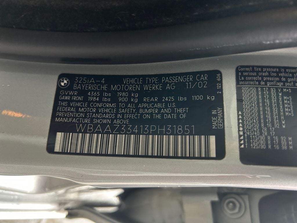 2003 BMW 3 Series 325i