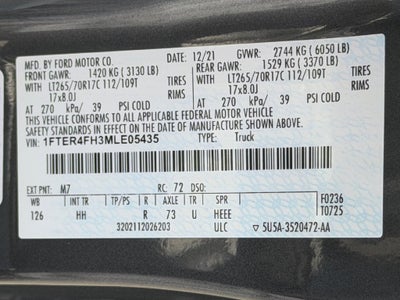 2021 Ford Ranger Lariat Tremor