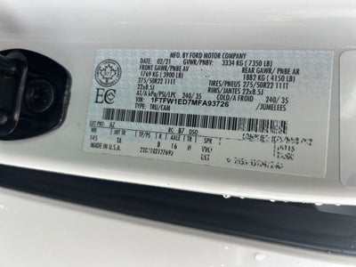 2021 Ford F-150 Limited Hybrid