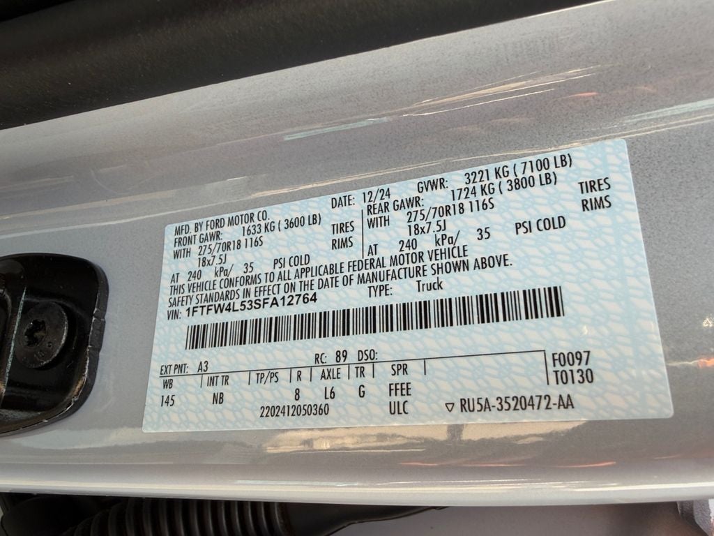 2025 Ford F-150 Tremor