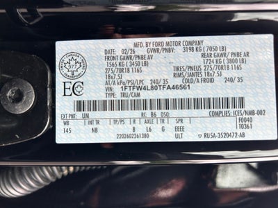 2026 Ford F-150 Tremor