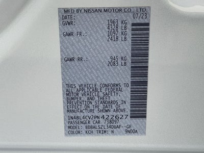 2023 Nissan Altima 2.5 SR