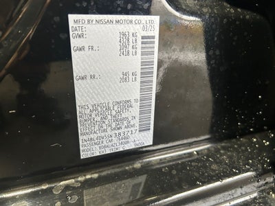 2025 Nissan Altima 2.5 SV